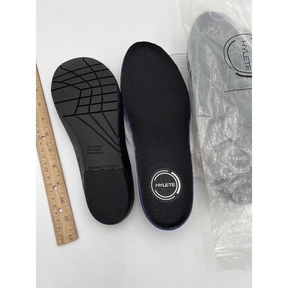 2 Sets Hylete Shoe Replacement Insoles Inserts 6 mm & 0 mm Drop Mens Size 8